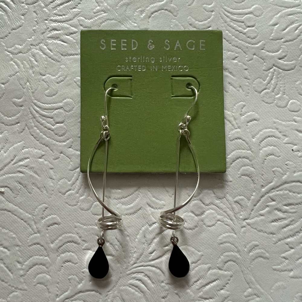 Seed & Sage Sterling Silver .925 Drops Earrings